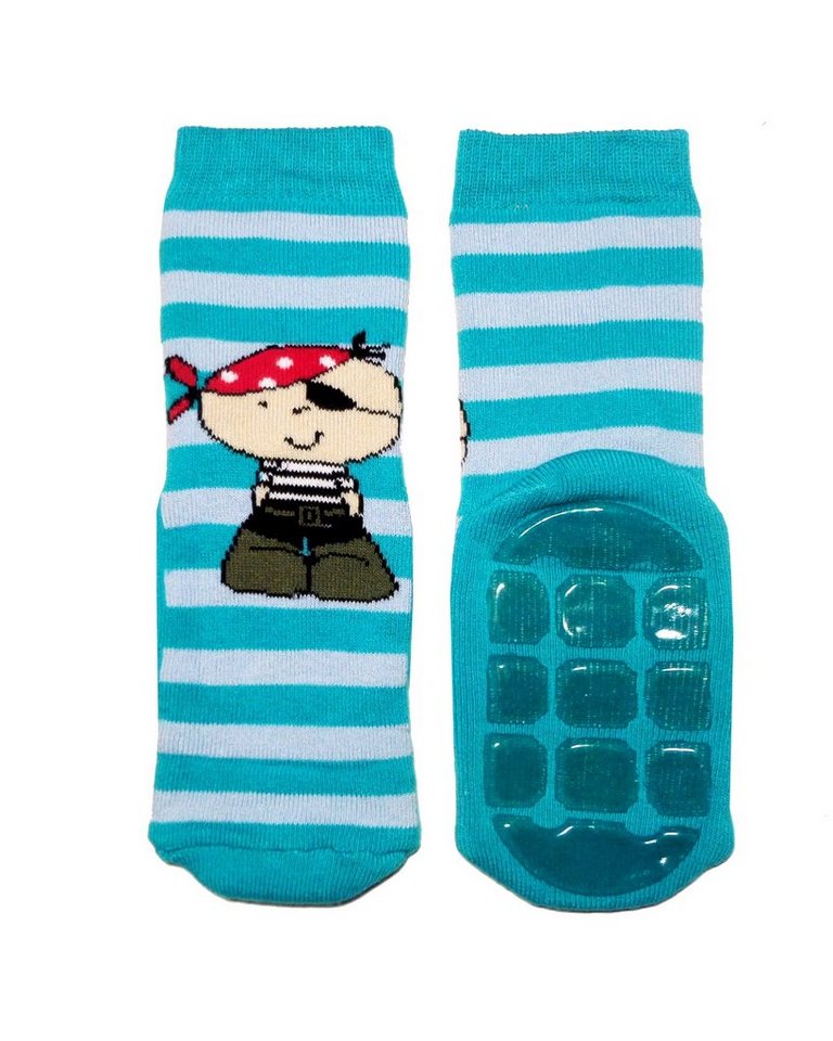 WERI SPEZIALS Strumpfhersteller GmbH ABS-Socken Kinder ABS-Socken für Mädchen Jungs >Ferne Reise! von WERI SPEZIALS Strumpfhersteller GmbH