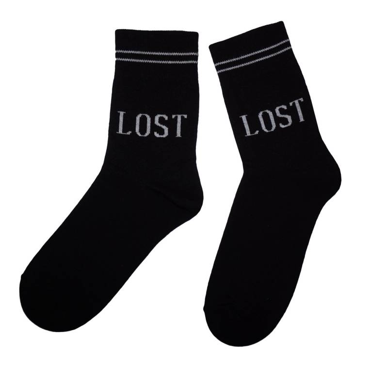 WERI SPEZIALS Strumpfhersteller GmbH Basicsocken Damen Socken >>Lost<< weiche Baumwolle von WERI SPEZIALS Strumpfhersteller GmbH