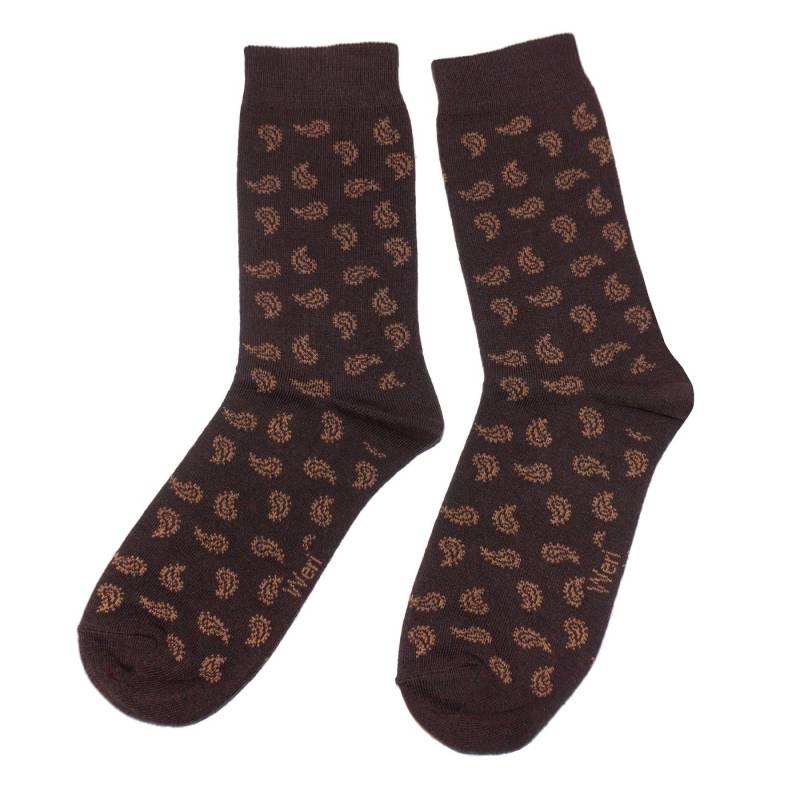 WERI SPEZIALS Strumpfhersteller GmbH Basicsocken Damen Socken >>Paisley<< weiche Baumwolle von WERI SPEZIALS Strumpfhersteller GmbH