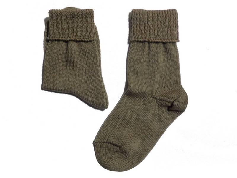 WERI SPEZIALS Strumpfhersteller GmbH Basicsocken Damen Socken >>Umschlag<< feine Wolle von WERI SPEZIALS Strumpfhersteller GmbH