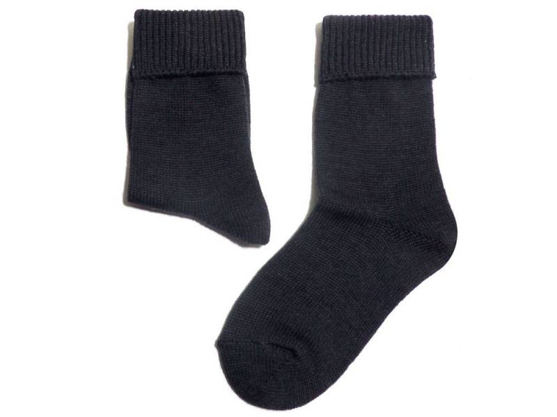 WERI SPEZIALS Strumpfhersteller GmbH Basicsocken Damen Socken >>Umschlag<< feine Wolle von WERI SPEZIALS Strumpfhersteller GmbH