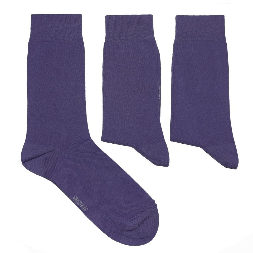 WERI SPEZIALS Strumpfhersteller GmbH Businesssocken Herren Businesssocken 3-er Pack >>Klassisch<< weiche Baumwolle (Set, 3-Paar) von WERI SPEZIALS Strumpfhersteller GmbH