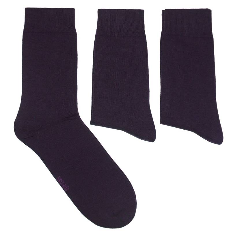WERI SPEZIALS Strumpfhersteller GmbH Businesssocken Herren Business Socken 3er Pack – Weiche Baumwolle, Klassische Farben (Set, 3-Paar) von WERI SPEZIALS Strumpfhersteller GmbH