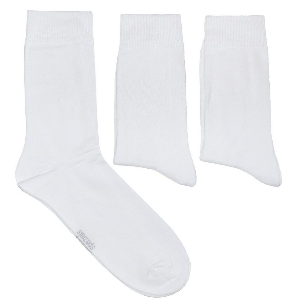 WERI SPEZIALS Strumpfhersteller GmbH Businesssocken Herren Businesssocken 3-er Pack >>Klassisch<< weiche Baumwolle (Set, 3-Paar) von WERI SPEZIALS Strumpfhersteller GmbH