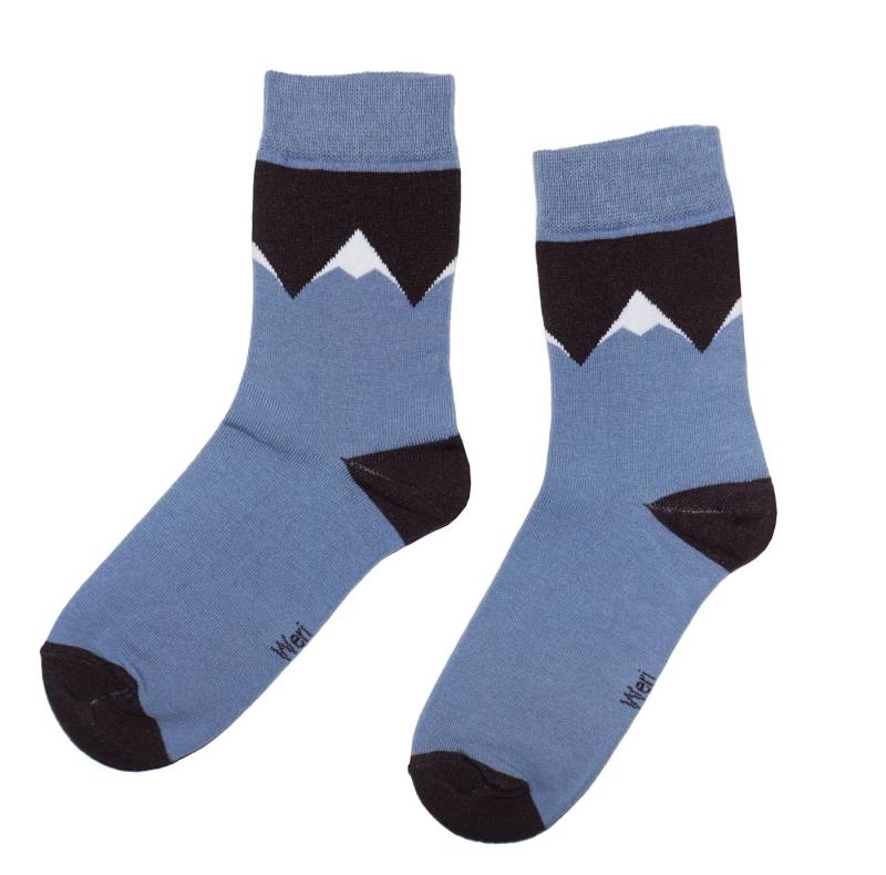 WERI SPEZIALS Strumpfhersteller GmbH Businesssocken Herren Businesssocken >>Berge<< aus Baumwolle von WERI SPEZIALS Strumpfhersteller GmbH