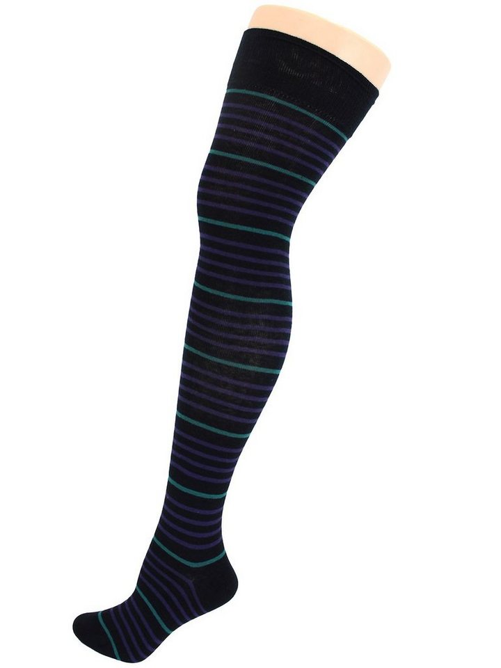 WERI SPEZIALS Strumpfhersteller GmbH Feinkniestrümpfe Damen Overknees Ringel von WERI SPEZIALS Strumpfhersteller GmbH