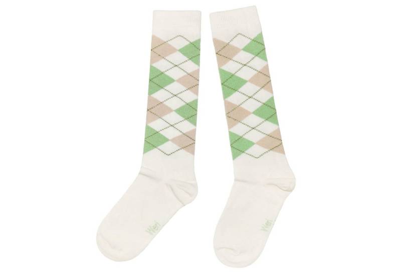 WERI SPEZIALS Strumpfhersteller GmbH Kniestrümpfe Kinder und Damen Kniestrümpfe >>Argyle College<< weiche Baumwolle von WERI SPEZIALS Strumpfhersteller GmbH