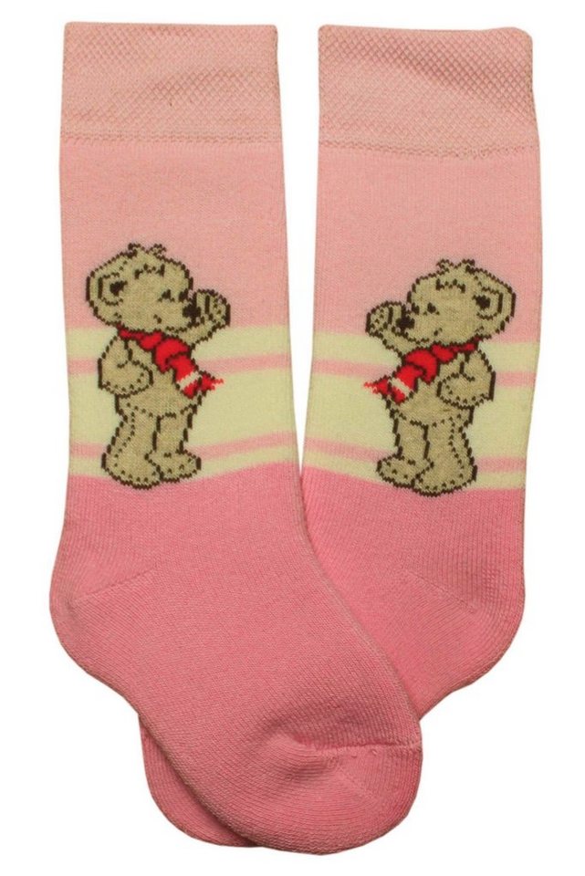 WERI SPEZIALS Strumpfhersteller GmbH Kniestrümpfe Kinder Plüsch Kniestrümpfe Thermo Voll Frottee >>Teddy<< Baumwolle von WERI SPEZIALS Strumpfhersteller GmbH