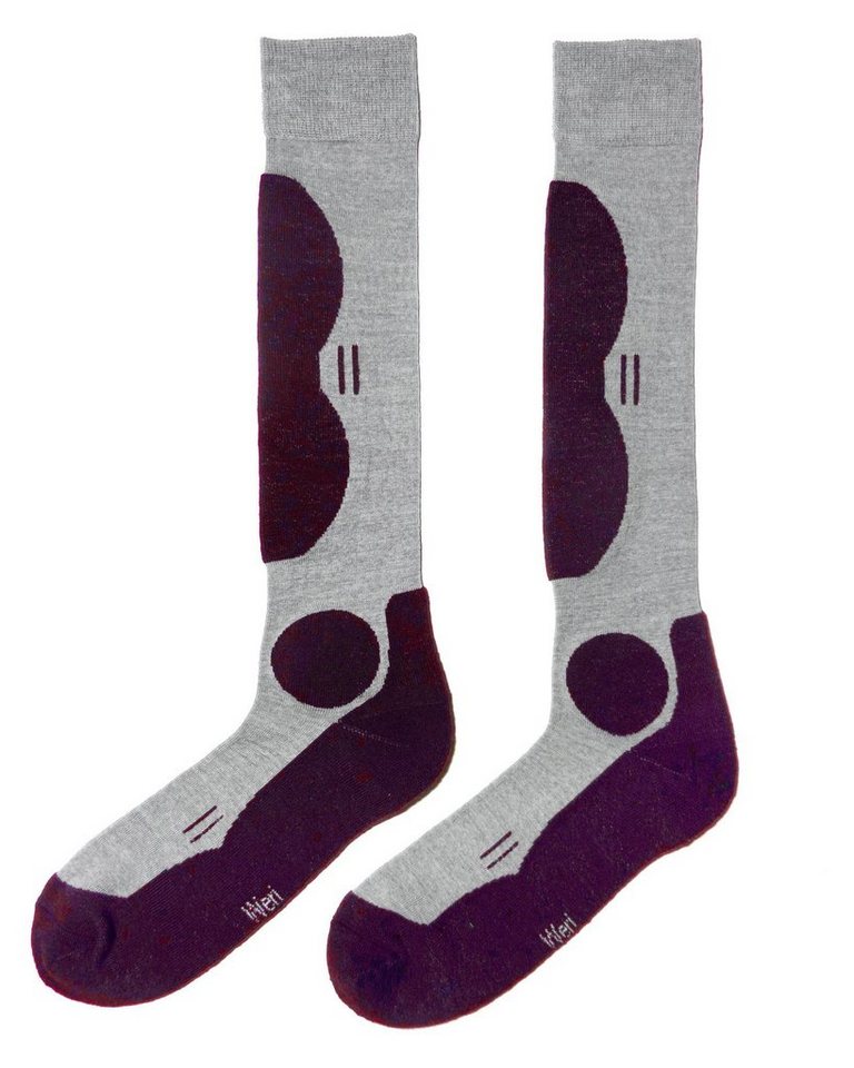 WERI SPEZIALS Strumpfhersteller GmbH Kniestrümpfe Kniestrümpfe >>Wintersport<< weiche und warme Wolle von WERI SPEZIALS Strumpfhersteller GmbH