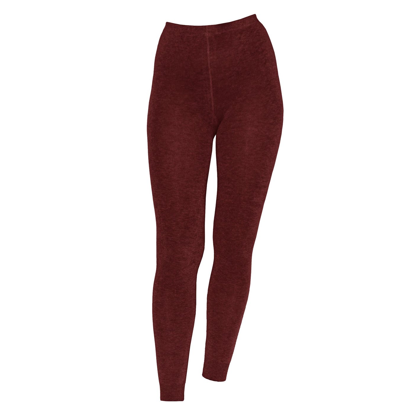 WERI SPEZIALS Strumpfhersteller GmbH Leggings Damen Leggings >>Einfarbig: Rot<< aus Baumwolle von WERI SPEZIALS Strumpfhersteller GmbH