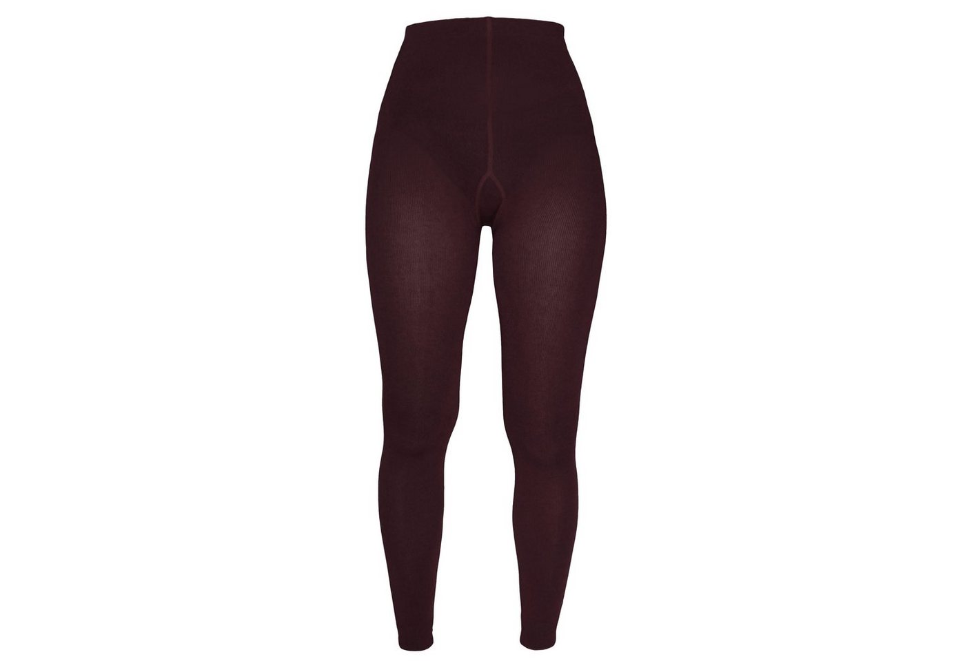 WERI SPEZIALS Strumpfhersteller GmbH Leggings Damen Leggings >>Einfarbig: Rot<< aus Baumwolle von WERI SPEZIALS Strumpfhersteller GmbH