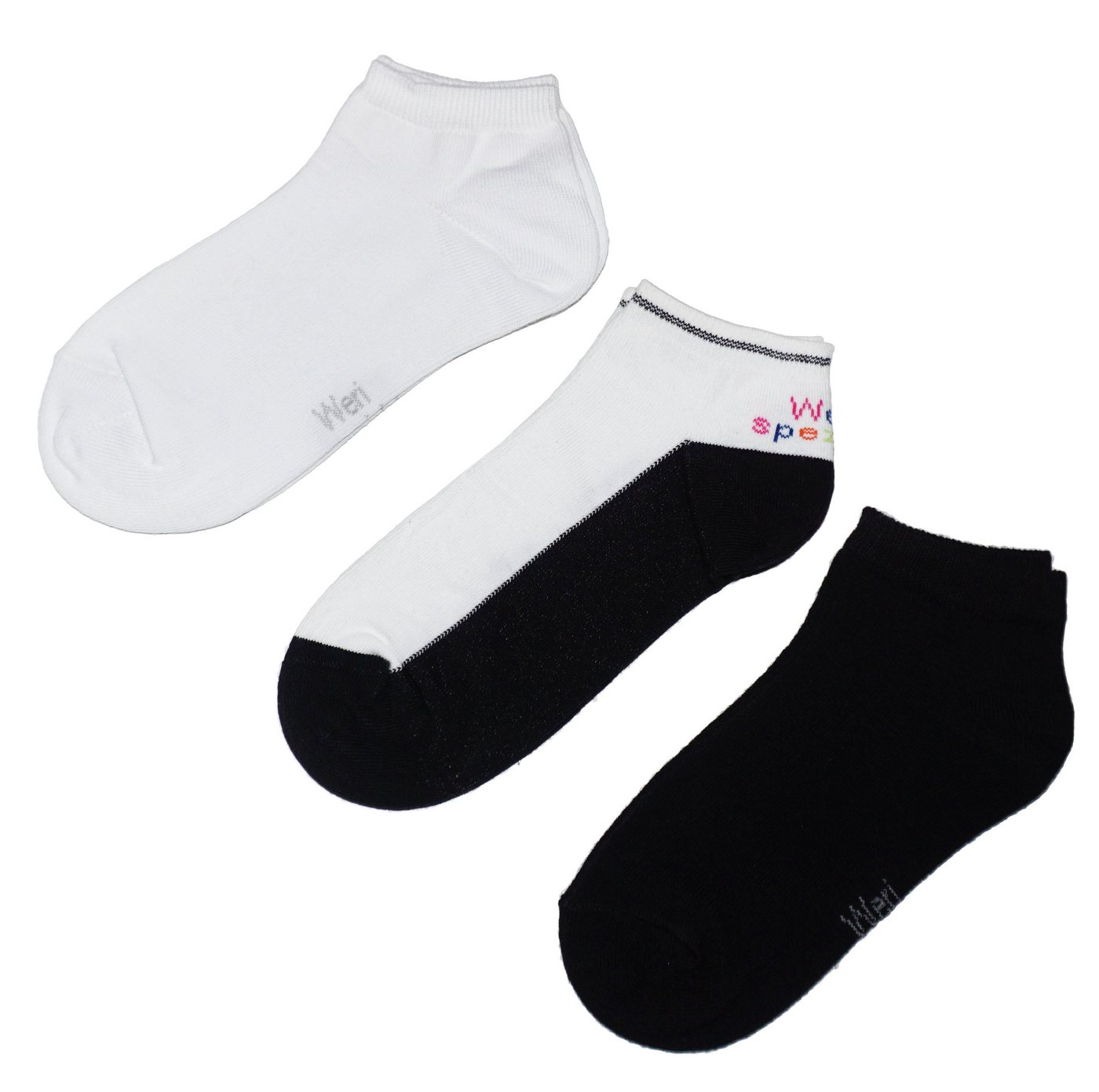 WERI SPEZIALS Strumpfhersteller GmbH Sneakersocken Sneakersocke 3-er Pack für Kinder und Damen>Sport Duo von WERI SPEZIALS Strumpfhersteller GmbH