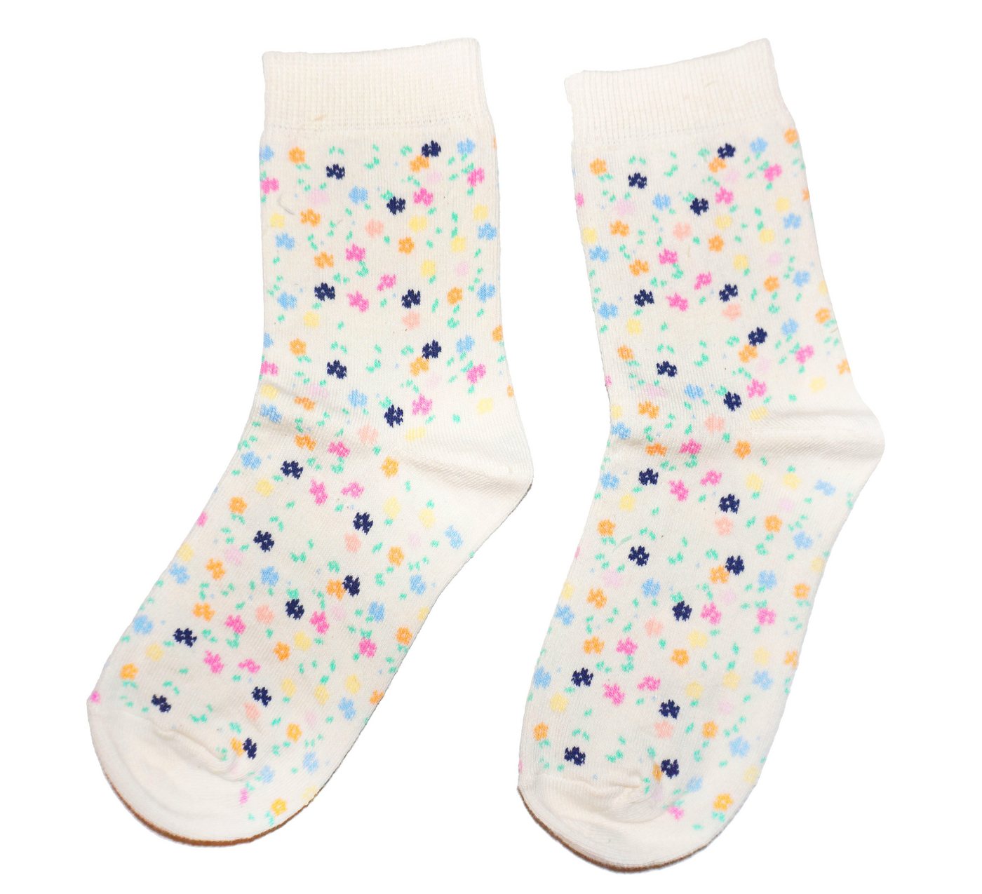 WERI SPEZIALS Strumpfhersteller GmbH Basicsocken Damen Socken >>Blumen Motive<< aus Baumwolle (1-Paar) von WERI SPEZIALS Strumpfhersteller GmbH