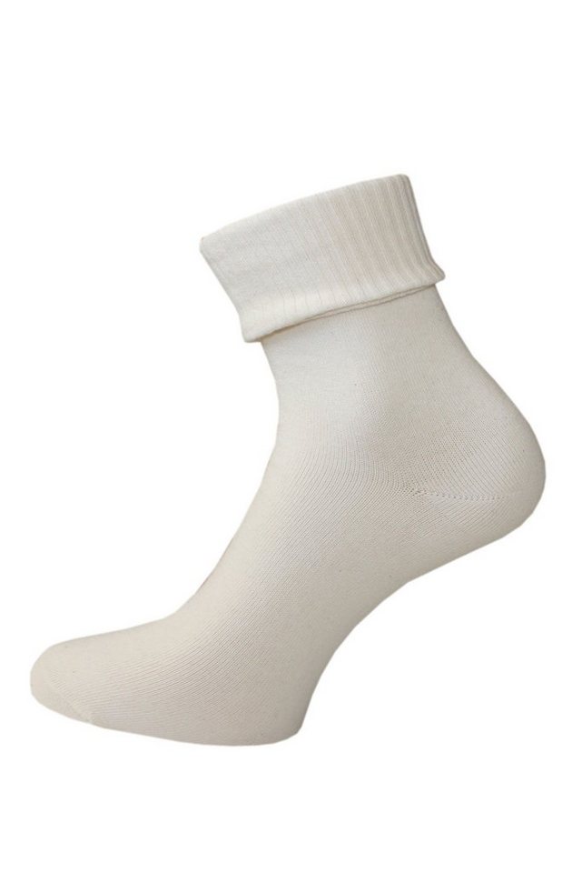 WERI SPEZIALS Strumpfhersteller GmbH Funktionssocken Damen Socken >>Mit Umschlag<< aus Baumwolle von WERI SPEZIALS Strumpfhersteller GmbH