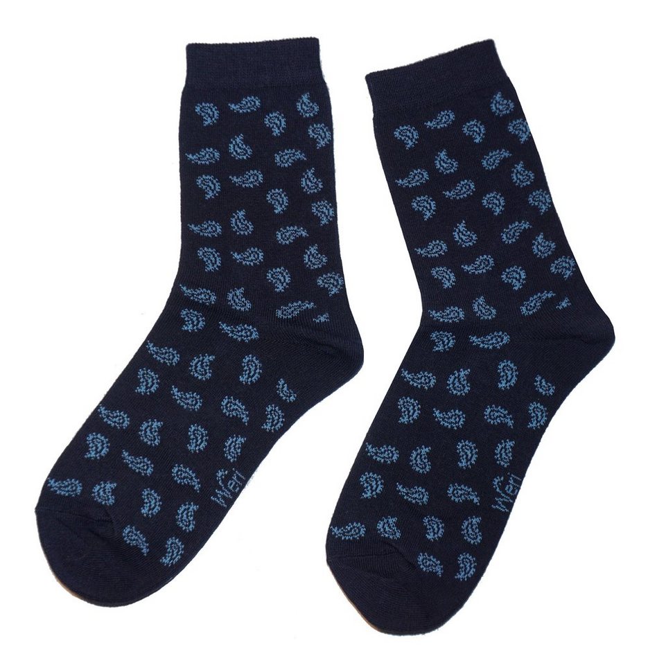 WERI SPEZIALS Strumpfhersteller GmbH Basicsocken Damen Socken >>Paisley<< aus Baumwolle von WERI SPEZIALS Strumpfhersteller GmbH