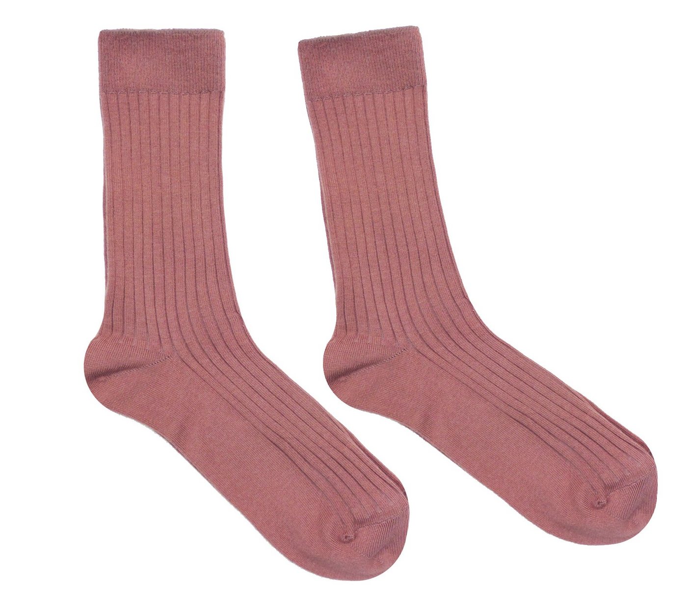 WERI SPEZIALS Strumpfhersteller GmbH Basicsocken Damen Socken >>Rippe: Natur Farben<< aus Baumwolle von WERI SPEZIALS Strumpfhersteller GmbH