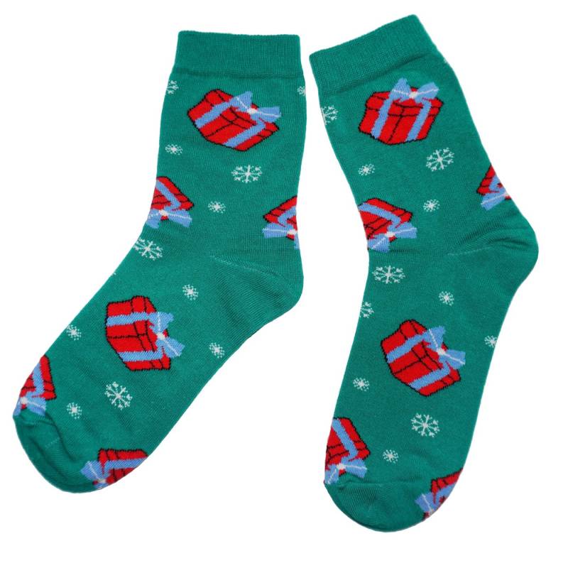 WERI SPEZIALS Strumpfhersteller GmbH Basicsocken Damen Socken >>Weihnachtsschmuck<< aus Baumwolle von WERI SPEZIALS Strumpfhersteller GmbH