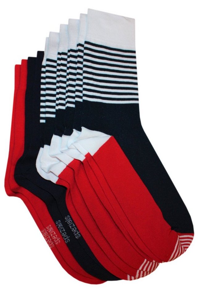 WERI SPEZIALS Strumpfhersteller GmbH Socken Herren Socken 5-er Pack >>Modern<< aus Baumwolle (Set) 5er-Pack von WERI SPEZIALS Strumpfhersteller GmbH