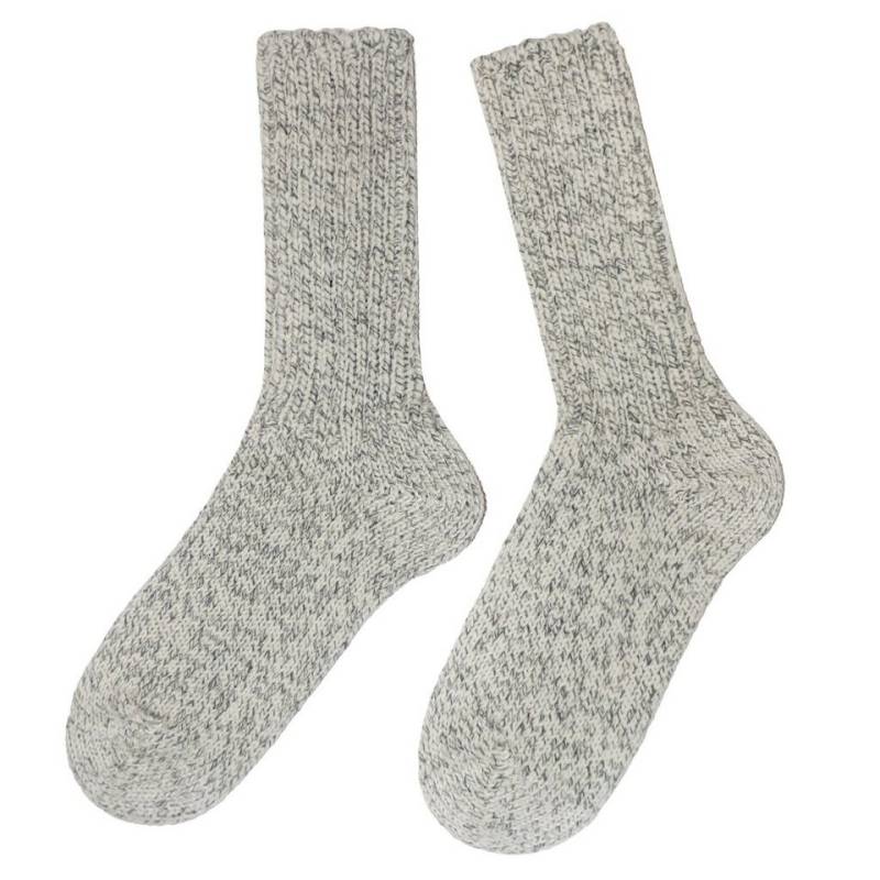 WERI SPEZIALS Strumpfhersteller GmbH Haussocken Herren Socken >>Grobstrick<< aus Wolle von WERI SPEZIALS Strumpfhersteller GmbH