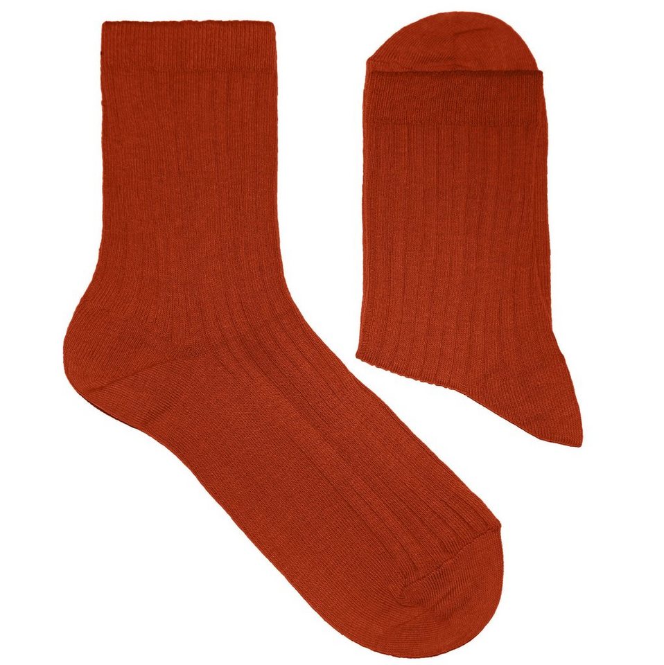 WERI SPEZIALS Strumpfhersteller GmbH Basicsocken Herren Socken >>Rippe<< aus Baumwolle von WERI SPEZIALS Strumpfhersteller GmbH