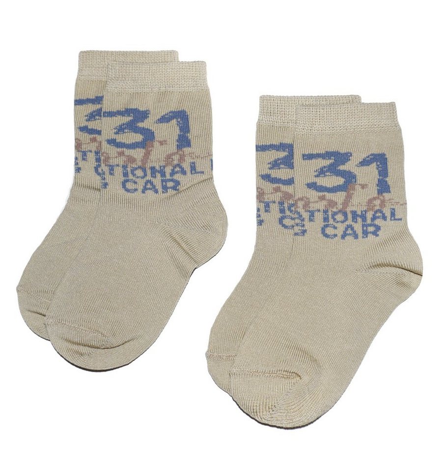 WERI SPEZIALS Strumpfhersteller GmbH Socken Kinder Socken 2-er Pack für Jungs >>International Race<< aus Baumwolle (Set) 2er-Pack von WERI SPEZIALS Strumpfhersteller GmbH