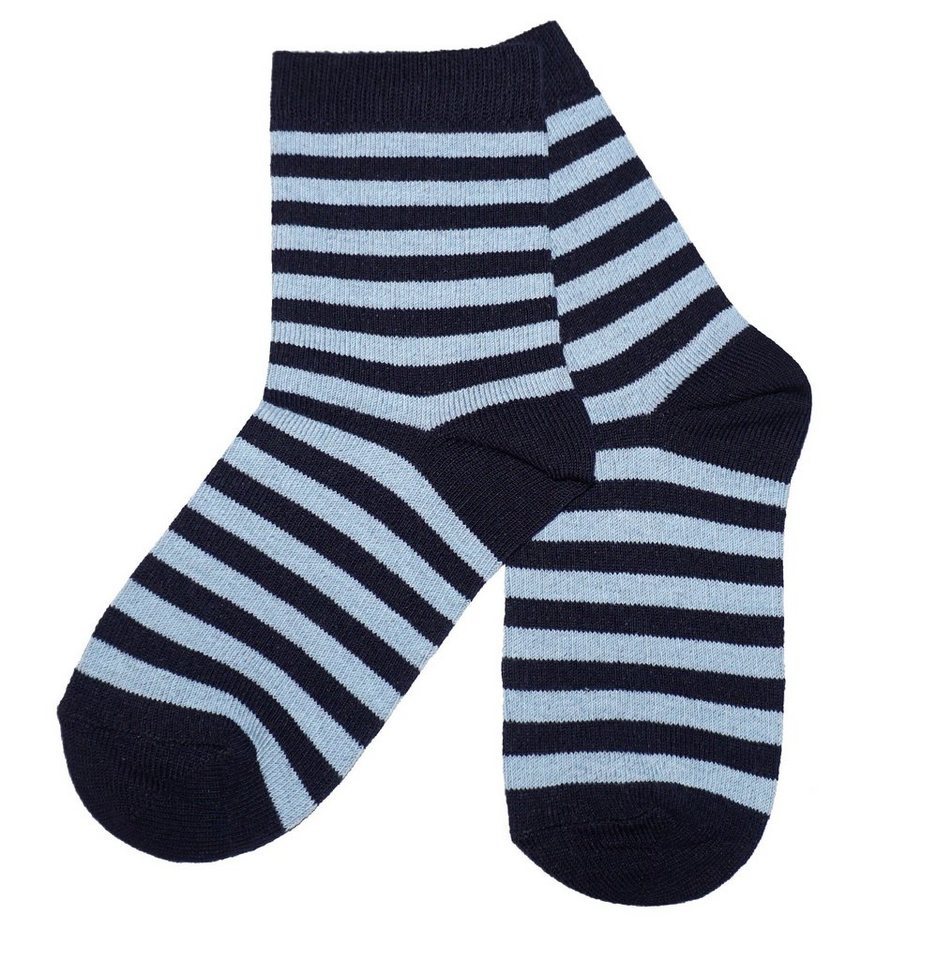 WERI SPEZIALS Strumpfhersteller GmbH Basicsocken Kinder Socken >>Farbige Ringel<< aus Baumwolle von WERI SPEZIALS Strumpfhersteller GmbH