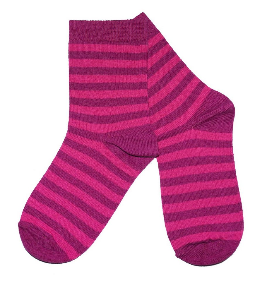 WERI SPEZIALS Strumpfhersteller GmbH Basicsocken Kinder Socken >>Farbige Ringel<< aus Baumwolle von WERI SPEZIALS Strumpfhersteller GmbH