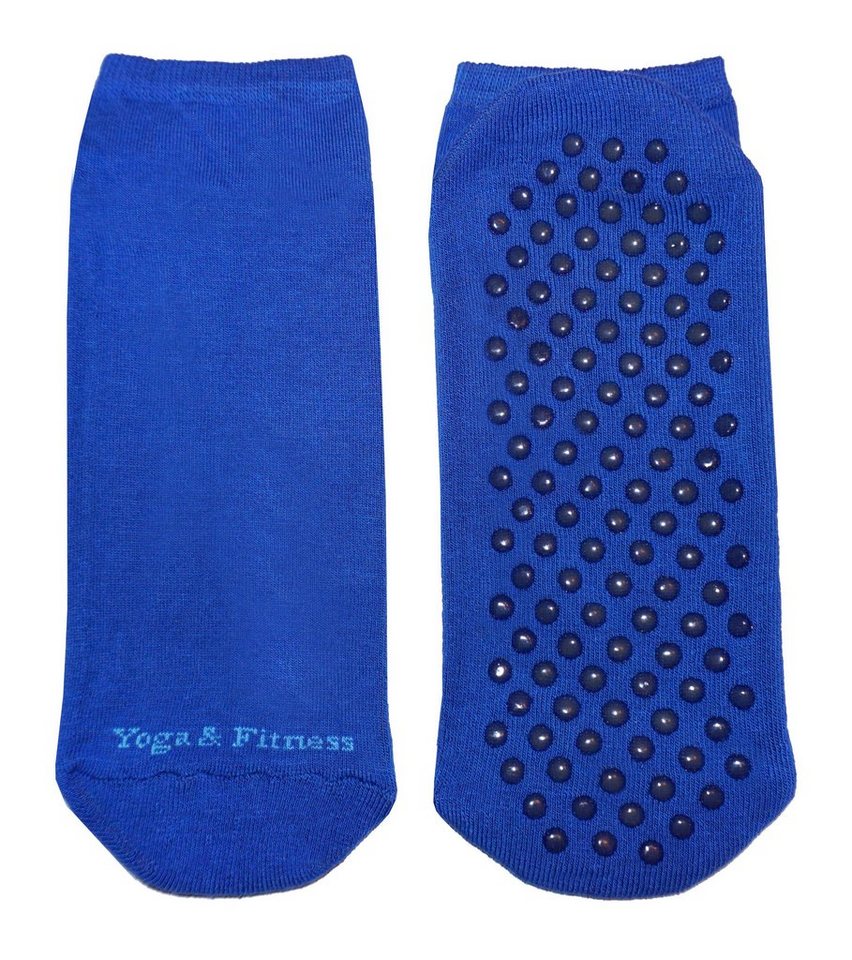 WERI SPEZIALS Strumpfhersteller GmbH Sportsocken Damen Sportsocken mit ABS-Noppen >>Yoga und Fitness<< mit Baumwolle von WERI SPEZIALS Strumpfhersteller GmbH