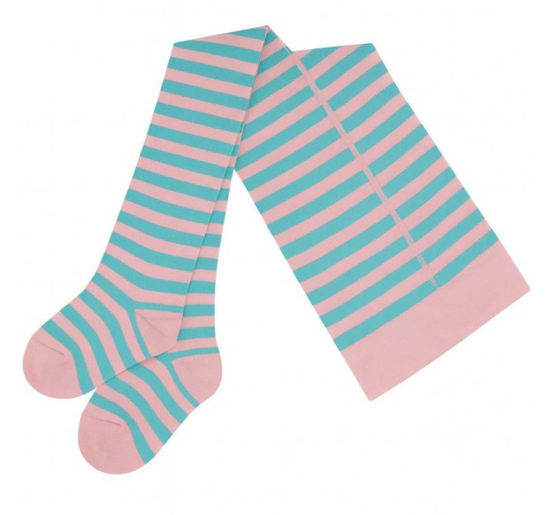 WERI SPEZIALS Strumpfhersteller GmbH Strickstrumpfhose Kinder-Strickstrumpfhose „Halloween Ringel“ aus weicher Baumwoll von WERI SPEZIALS Strumpfhersteller GmbH