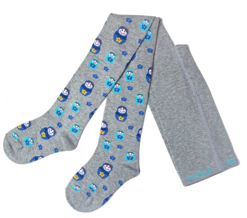 WERI SPEZIALS Strumpfhersteller GmbH Strickstrumpfhose Kinder Strumpfhosen für Mädchen >>Matroschka<< weiche Baumwolle von WERI SPEZIALS Strumpfhersteller GmbH