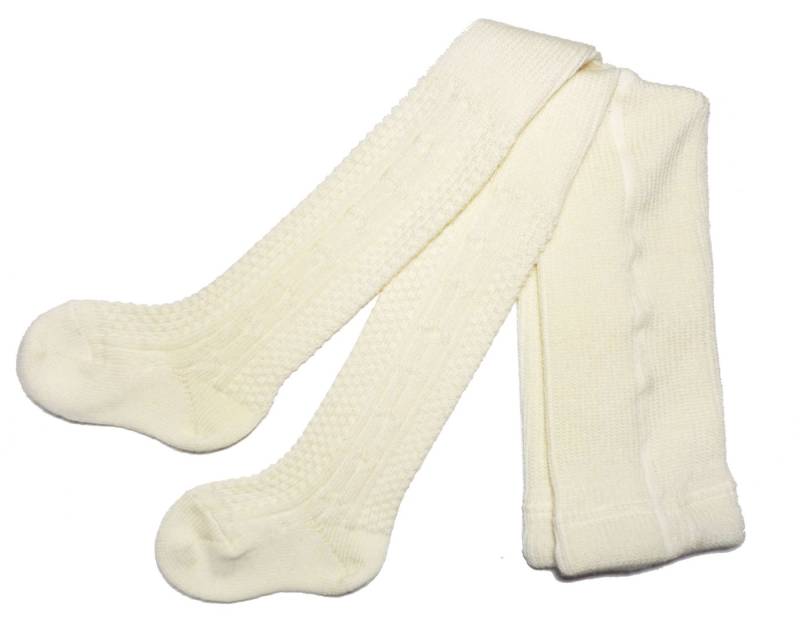 WERI SPEZIALS Strumpfhersteller GmbH Strickstrumpfhose Kinderstrumpfhosen >>Zwei Zöpfe<< weiche Wolle von WERI SPEZIALS Strumpfhersteller GmbH