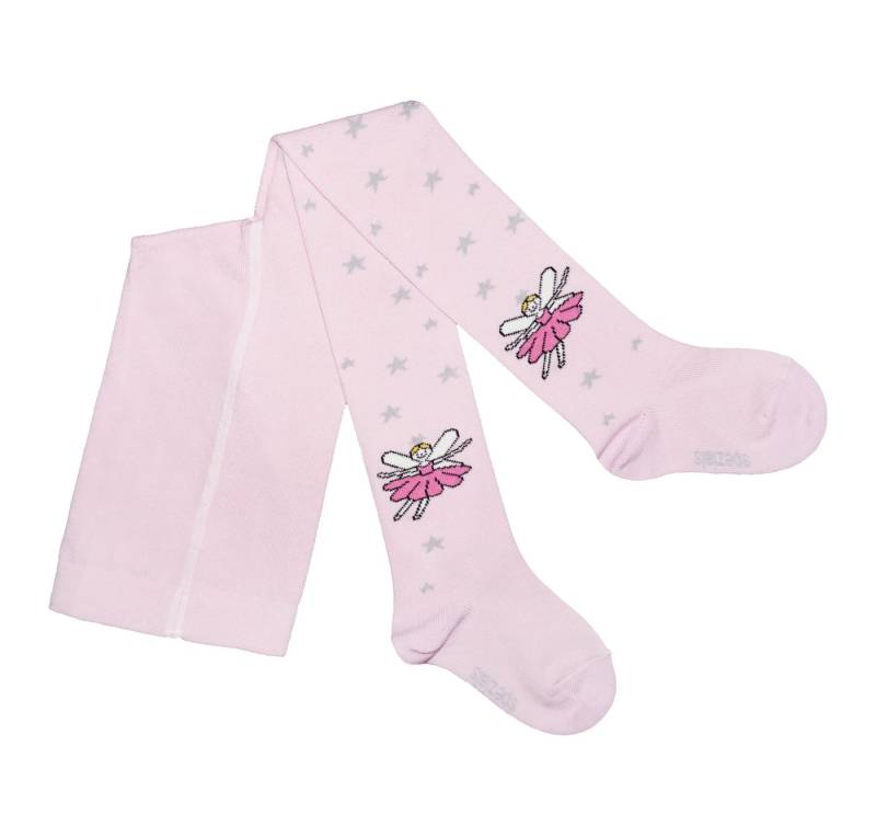WERI SPEZIALS Strumpfhersteller GmbH Strickstrumpfhose Kinderstrumpfhosen für Mädchen >>Sternfee<< weiche Baumwolle von WERI SPEZIALS Strumpfhersteller GmbH