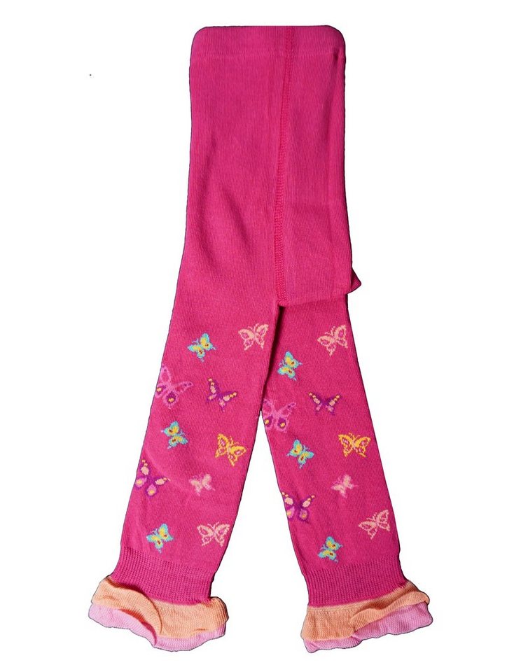 WERI SPEZIALS Strumpfhersteller GmbH Strickstrumpfleggings Kinderleggings für Mädchen >>Capri<< mit Baumwolle von WERI SPEZIALS Strumpfhersteller GmbH