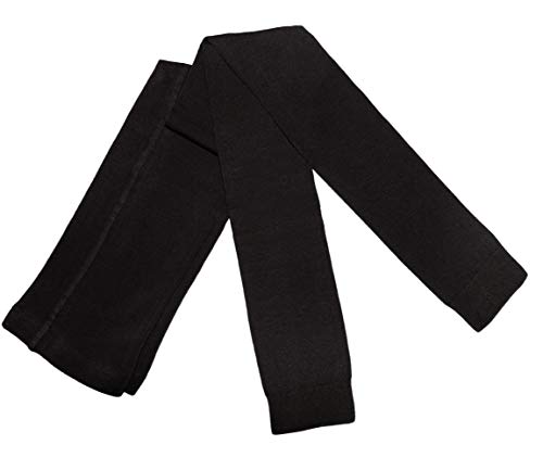 WERI SPEZIALS Damen Leggings mit Baumwolle - Strumpfhose ohne Fuß - Warm und Modisch - in Mehreren Farben. (34, Schwarz) von WERI SPEZIALS