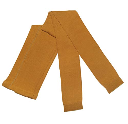 Weri Spezials Damen Leggings mit Baumwolle - Strumpfhose ohne Fuß - Warm und Modisch - in Mehreren Farben. (48-50, Curry) von Weri Spezials