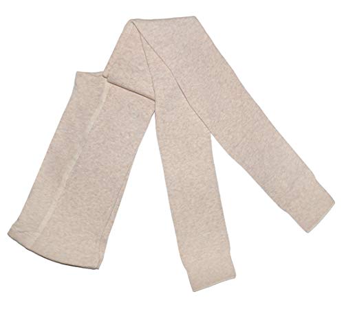 WERI SPEZIALS Damen Leggings mit Baumwolle - Strumpfhose ohne Fuß - Warm und Modisch - in mehreren Farben. (52-54, Beigemel.) von WERI SPEZIALS