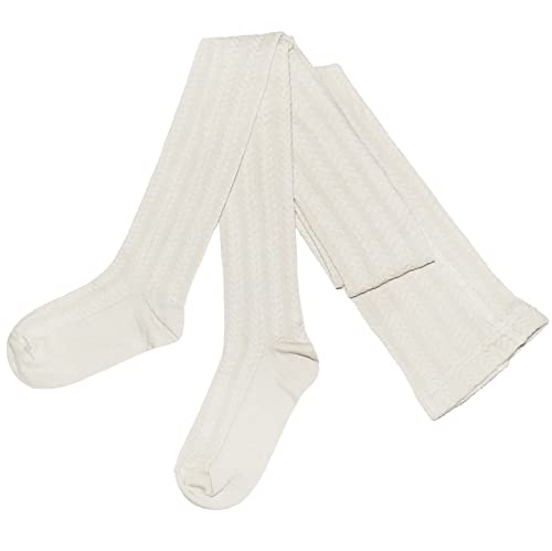 WERI SPEZIALS Damenstrumpfhose mit Zopfmuster Volk Tanzstrumpfhose in Baumwolle Trachtstrumpfhose (38-40, Latte Bergstrümpfe) von Weri Spezials
