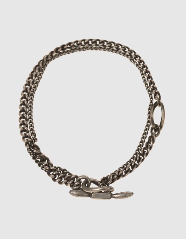 Double Chain Sculpture Silver von WERKSTATT MÜNCHEN