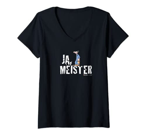 Damen WERNER & Meister Röhrich – Ja, Meister. T-Shirt mit V-Ausschnitt von WERNER