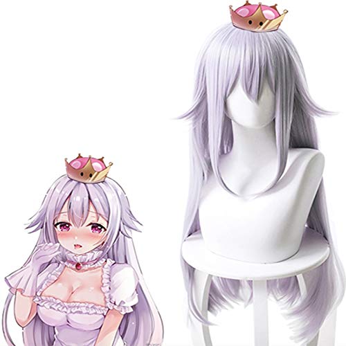 Anime Super Mario Cosplay Perücke Prinzessin König Boo Cosplay Perücken Hitzebeständige synthetische Halloween-Party Frauen Cosplay Perücke Bowsette Anime Super Mario Cosplay Perücke Prinzessin König Boo Cosplay Perücken Hitzebeständige synthetische Halloween-Party Frauen Cosplay Perücke Bowsette von WERNG