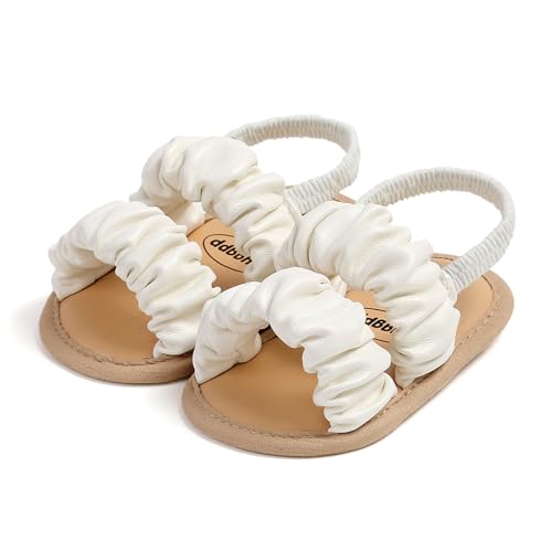 WERNZATT-Baby Mädchen Sandalen Anti-Rutsch weicher Boden Prinzessin Schuhe Strand Hausschuhe Kleinkind Kinder Wanderschuhe (White, 12-18 Months) von WERNZATT