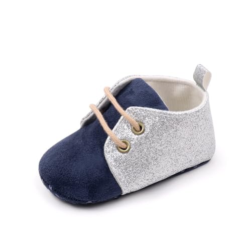 WERNZATT-Baby Schuhe Baby Jungen Mädchen Kleinkind Schuhe Walking Schuhe Leichtgewicht Anti-Rutsch 0-18 Monate Baby Schuhe (Blau, 12-18 Months) von WERNZATT