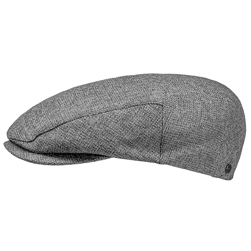 WEROR Flatcap Herren – Schiebermütze Schirmmütze Mütze mit Schirm - Cap mit Baumwollfutter - Sommer/Winter – WEROR-438.1 (58, Grau) von WEROR