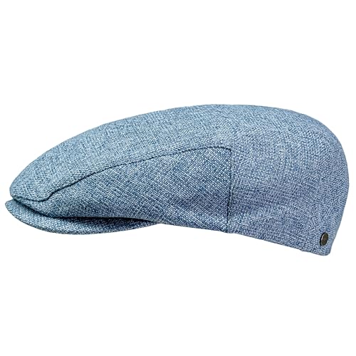 WEROR Flatcap Herren – Schiebermütze Schirmmütze Mütze mit Schirm - Cap mit Baumwollfutter - Sommer/Winter – WEROR-438.1 (60, Blau) von WEROR