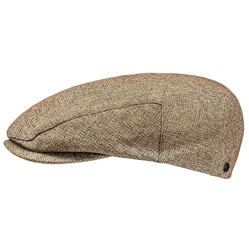 WEROR Flatcap Herren – Schiebermütze Schirmmütze Mütze mit Schirm - Cap mit Baumwollfutter - Sommer/Winter – WEROR-438.1 (62, Braun) von WEROR