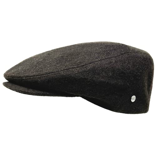 WEROR Flatcap Herren – Schirmmütze Schiebermütze Kappe mit Schirm – Mütze mit Steppfutter - Flat Cap Herbst/Winter – WEROR-394.1 (DE/NL/SE/PL, Numerisch, 58, Braun) von WEROR
