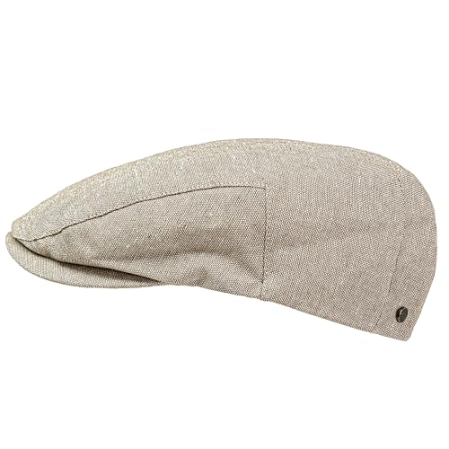 WEROR Herren Flatcap Schirmmütze Schiebermütze Cap Mütze WEROR-418.1 (55, Beige) von WEROR