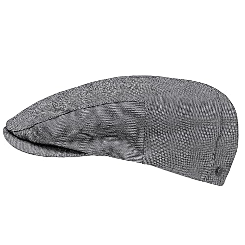 WEROR Herren Flatcap Schirmmütze Schiebermütze Cap Mütze WEROR-418.1 (61, Grau) von WEROR