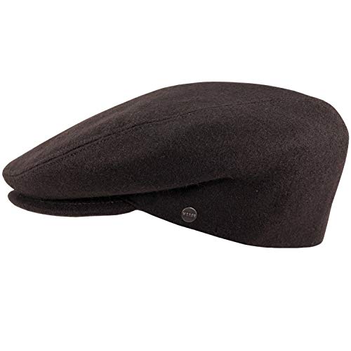 WEROR Herren & Damen Flatcap Schiebermütze Schirmmütze Cap WEROR-116.1 (Braun, 56) von WEROR