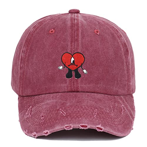 Classic Verstellbare Kappe für Bad Bun.ny, Schirmmütze Unisex, Outdoor Running Freizeit Basecap-Pink||1 Piece von WERUN